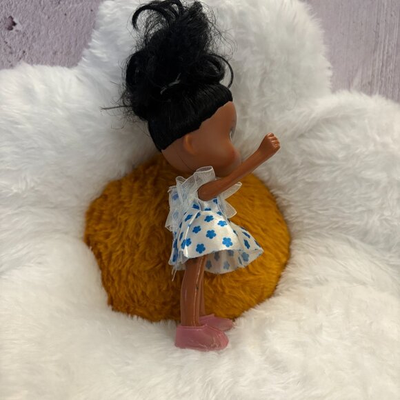 Greenbrier International 5" Doll White Blue Dress (SKU: 302TO) - Picture 2 of 7